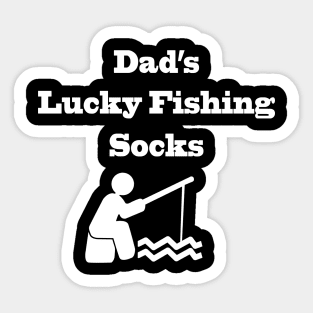 Personalised Lucky Fishing Socks Sticker